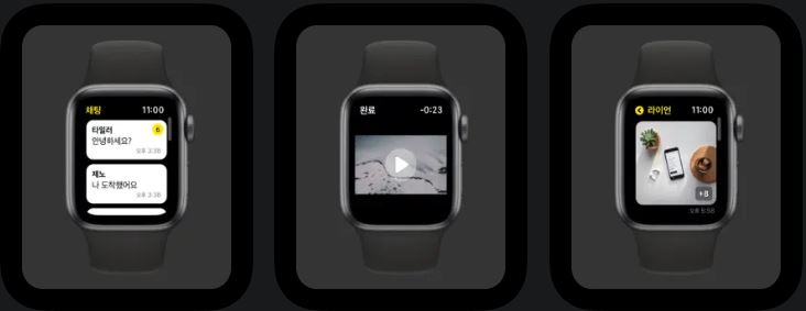 شاشة Apple Watch الرئيسية